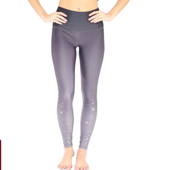 Electric Yoga Pants - ELECTRIC YOGA FALLING STAR HI-RISE OMBRÉ LEGGING‎ L